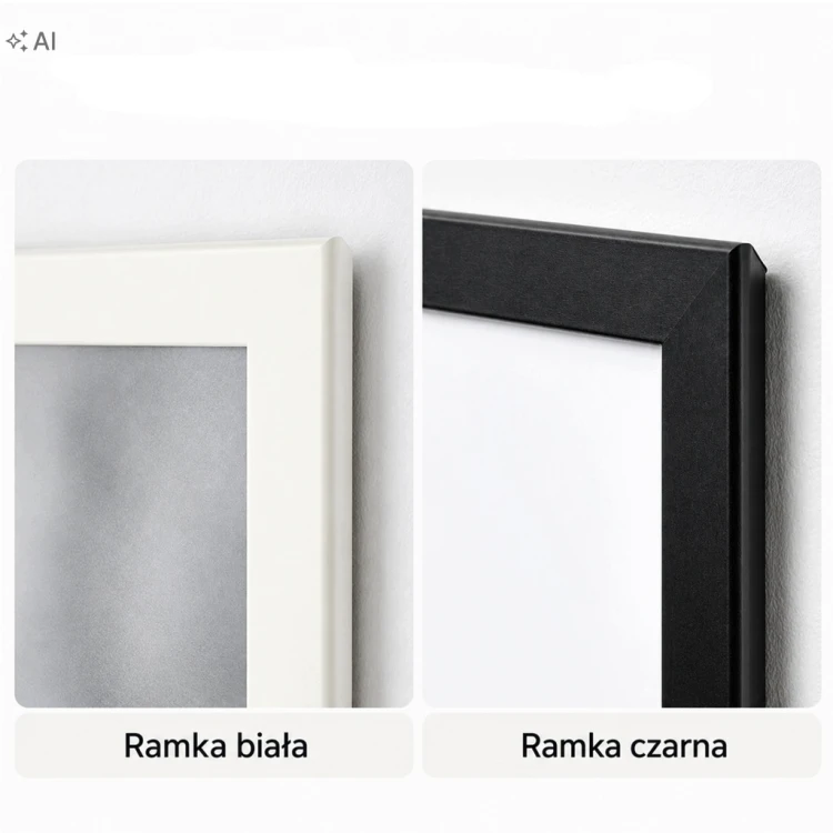 Zestaw 3 Obrazów w Ramach 33x43 cm Ptaki Księżyc do Salonu Sypialni